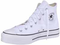 Sneaker CONVERSE "CHUCK TAYLOR ALL STAR PLATFORM CANVAS" Gr. 38, weiß Schuhe Sneaker