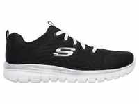 Sneaker SKECHERS "GRACEFUL - GET CONNECTED" Gr. 36, schwarz-weiß (schwarz, weiß)