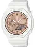 Chronograph CASIO G-SHOCK, wei&szlig; (wei&szlig;, ros&egrave;goldfarben), Armbanduhren, Damen,
