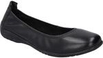 Ballerina JOSEF SEIBEL "Fenja 01, black-black", Damen, Gr. 36, schwarz (schwarz,