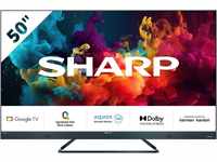 F (A bis G) SHARP LED-Fernseher "SHARP 50FQ5EG Quantum Dot Google TV 126 cm (50...