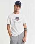 Gant T-Shirt "REG ARCHIVE SHIELD SS T-SHIRT" mit Logodruck auf der Brust