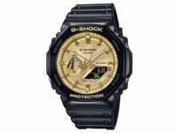 Chronograph CASIO G-SHOCK "GA-2100GB-1AER" Armbanduhren schwarz Herren Quarzuhren