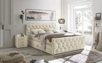 ED EXCITING DESIGN Boxspringbett ""Cashfield", inkl. zwei Bettk&auml;sten & Topper"