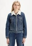 Jeansjacke LEVI'S "ORIGINAL SHERPA TRUCKER", Damen, Gr. S (36), blau (that new new),
