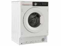 A (A bis G) SHARP Einbauwaschmaschine "ES-NIB814BWNA-DE" Waschmaschinen weiß