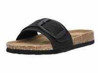 Sandale CRUZ "Dreya" Gr. 36, schwarz Damen Schuhe Flats mit gepolsterter Ferse
