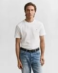 Gant T-Shirt "REG SHIELD SS T-SHIRT" mit Logostickerei auf der Brust