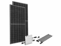 OFFGRIDTEC Solaranlage "Solar-Direct 830W HM-800" Solarmodule Schukosteckdose, 5 m