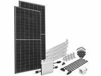 OFFGRIDTEC Solaranlage "Solar-Direct 830W HM-800" Solarmodule Schukosteckdose, 10m