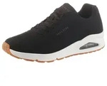 Sneaker SKECHERS "Uno - Stand on Air", Herren, Gr. 43, schwarz-wei&szlig; (schwarz,