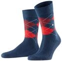 Burlington Socken "Preston" Einheitsgr&ouml;&szlig;e 40-46, Argyle-Muster, weiche Haptik