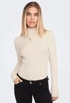 ONLY "ONLKAROL L/S ROLLNECK PULLOVER KNT NOOS" Viskosemischung