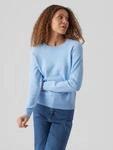 Vero Moda Rundhalspullover "VMDOFFY LS O-NECK BLOUSE GA NOOS" Materialmix,...