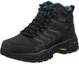 Trekkingschuh SKECHERS "Skechers Wanderschuhe Leder", Herren, Gr. 43, schwarz, Leder,