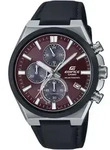Chronograph CASIO EDIFICE, schwarz (weinrot, schwarz), Armbanduhren, Herren,