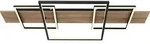 GLOBO LIGHTING Deckenleuchte "VANNI", braun (schwarz matt), 1, H: 10cm, 1 Stk.,