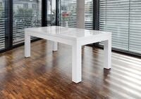 Esstisch SALESFEVER, weiß, B:180cm H:75cm T:90cm, Tische, erweiterbar durch Esstisch SALESFEVER, weiß, B:180cm H:75cm T:90cm, Tische, erweiterbar durch