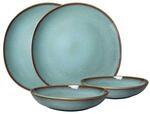 like. by Villeroy & Boch Geschirr-Set "Tafel-Set Lave 4er Set" Sp&uuml;lmaschinenfest,