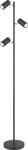 GLOBO LIGHTING Stehlampe "ROBBY", schwarz, 3, H: 154cm, 1 Stk., Leuchten,