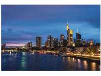 Artland Alu-Dibond-Druck "Frankfurt Skyline", Deutschland, (1 St.), für Innen-...
