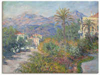 Wandbild ARTLAND "Strada Romana in Bordighera. 1884" Bilder Gr. B/H: 60 cm x 45...
