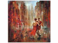 Wandbild ARTLAND "Tango" Bilder Gr. B/H: 70 cm x 70 cm, Leinwandbild Sport