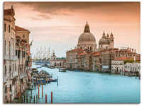 Wandbild ARTLAND "Venedig Canal Grande I" Bilder Gr. B/H: 80 cm x 60 cm,...