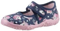 Superfit Hausschuh "BONNY, WMS: mittel" Kindergartenschuh mit Einhorn-Motiv,
