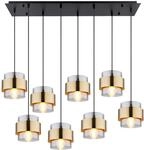 GLOBO LIGHTING H&auml;ngeleuchte "MILLEY", schwarz, 1 Stk., Leuchten,