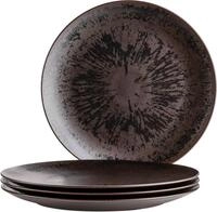 M&Auml;SER Platzteller "Platzteller-Set Metallic Bronze, aus Keramik"