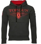 Kapuzenpullover TOP GUN "Defender TG20191012", Herren, Gr. 48S, grau (anthrazit),