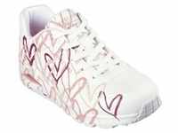 Wedgesneaker SKECHERS "UNO-SPREAD THE LOVE" Gr. 36, rosa (weiß, rosa) Damen...