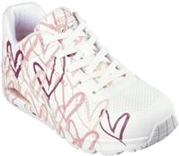 Wedgesneaker SKECHERS "UNO-SPREAD THE LOVE", Damen, Gr. 36, rosa (wei&szlig;, rosa),