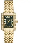 Quarzuhr MICHAEL KORS "EMERY", gold (goldfarben, dunkelgr&uuml;n), Armbanduhren, Damen,