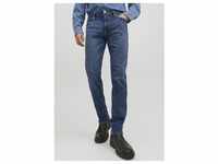 Regular-fit-Jeans JACK & JONES "CLARK EVAN" Gr. 32, Länge 32, blau (bluedenim)
