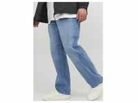 Slim-fit-Jeans JACK & JONES PLUSSIZE "MIKE ORIGINAL" Gr. 40, Länge 32, blau...