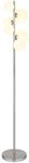 GLOBO LIGHTING Stehlampe "RIHA", nickel matt, 1 Stk., Leuchten,