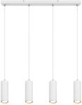 GLOBO LIGHTING H&auml;ngeleuchte "ROBBY", wei&szlig;, 4, H: 120cm, 1 Stk., Leuchten,