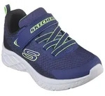 Sneaker SKECHERS "MICROSPEC II", M&auml;dchen, Gr. 27, bunt (navy, limette),...