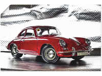 Wandbild ARTLAND "Klassiker - Der Porsche 356" Bilder Gr. B/H: 120 cm x 80 cm,...