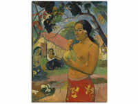 Leinwandbild ARTLAND "Frau die eine Frucht hält" Bilder Gr. B/H: 60 cm x 80 cm,