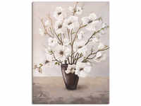 Artland Wandbild "Magnolien", Blumen, (1 St.), als Leinwandbild, Poster in...