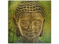 Wandbild ARTLAND "Buddha II" Bilder Gr. B/H: 70 cm x 70 cm, Leinwandbild...