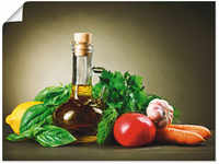 Artland Wandbild "Gesundes Gemüse und Gewürze", Lebensmittel, (1 St.), als