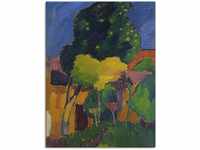 Leinwandbild ARTLAND "Murnau. 1908" Bilder Gr. B/H: 60 cm x 80 cm, Garten, 1...