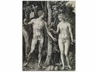 Wandbild ARTLAND "Adam und Eva. 1504" Bilder Gr. B/H: 60 cm x 80 cm,...