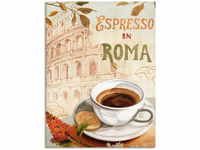 Wandbild ARTLAND "Kaffee in Europa III" Bilder Gr. B/H: 45 cm x 60 cm,...