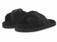 Sandale PUMA "Fluff X Damen Pantolette Damen" Gr. 40.5, schwarz-weiß (black...