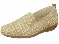 Slipper NATURAL FEET "Clea" Gr. 37, beige (beige, croco) Damen Schuhe Slipper...
